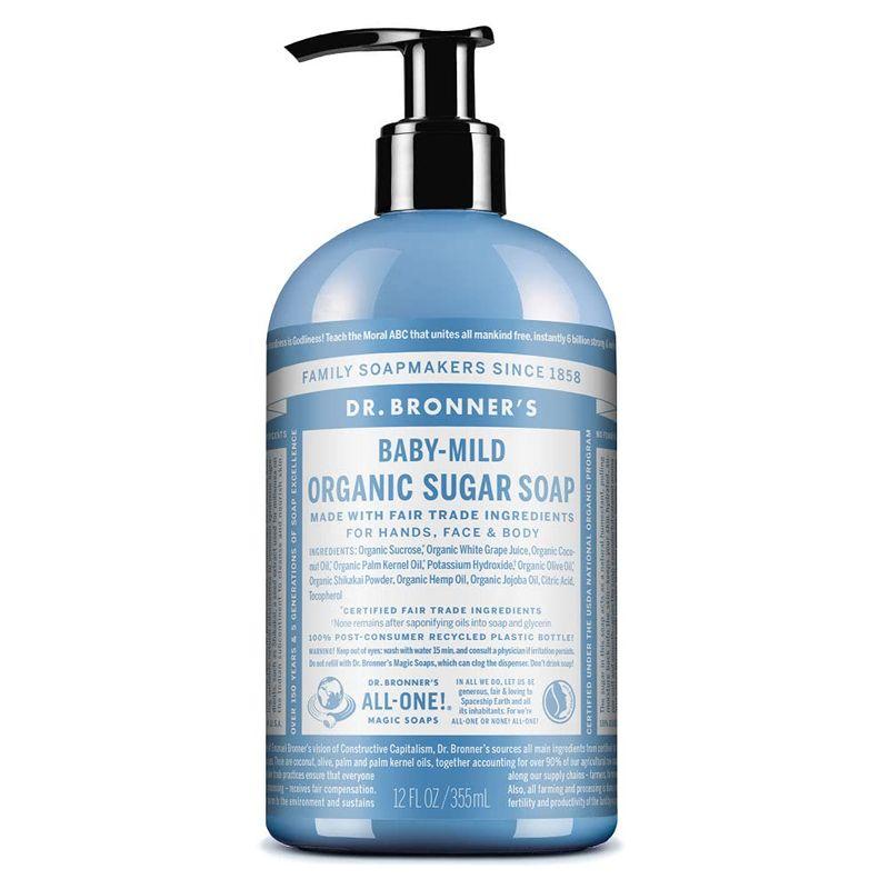 Dr.Bronner's(ドクターブロナー) ドクターブロナー オーガニック シュガーソープ BA(ベビーマイルド) ボディソープ 355ミ