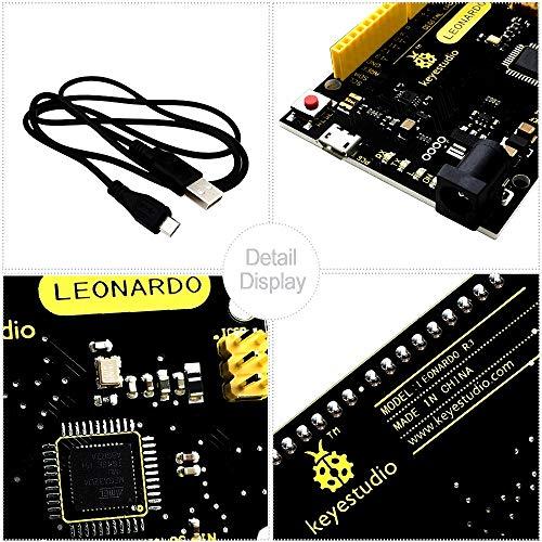 KEYESTUDIO 5V Leonardo R3開発ボード+ USBケーブル for Arduinoと互換｜sebas-store｜03