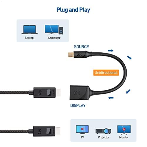 Cable Matters Mini DisplayPort DisplayPort 変換アダプタ Mini DP DP 1.4 変換アダプタ 8K解像度 Thunderbolt 2対応 ブラック｜sebas-store｜06