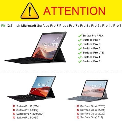Fintie Microsoft Surface Pro 7 Plus/ Pro 7 / Pro 6 / Pro 5 2017 / Pro 4 / Pro 3 ケース カバー タブレットケース 全面保護 薄型 スタンド機能付｜sebas-store｜02