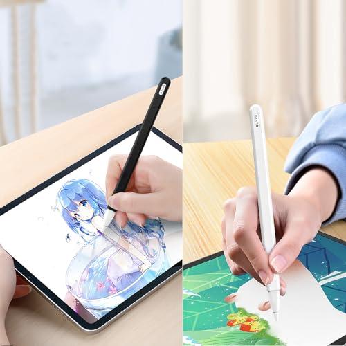 Apple Pencil ケース 第2世代専用 MoKo アップルペンシルカバー ペン先保護キャップ付き 吸着充電対応 握りやすい 滑り止め iPencil 2 カバー 落下防｜sebas-store｜07