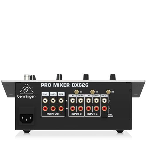 ベリンガー DJミキサー 3ch BPMカウンター PRO MIXER DX626