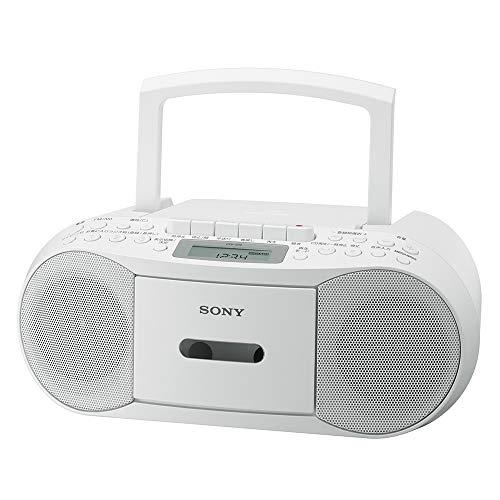 ソニー AUX CDラジカセ レコーダー CFD-S70 : FM/AM/ワイドFM対応 録音可能 ホワイト CFD-S70 W｜sebas-store｜03