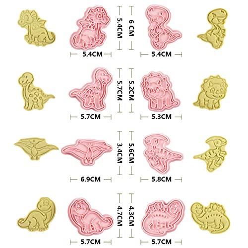 恐竜クッキー型 8個セット クッキー型抜き 製菓用品 プレスタイプキッチンお弁当 クッキーカッター 型 お菓子作り 手作りDIY ケーキデコレーション、｜sebas-store｜04
