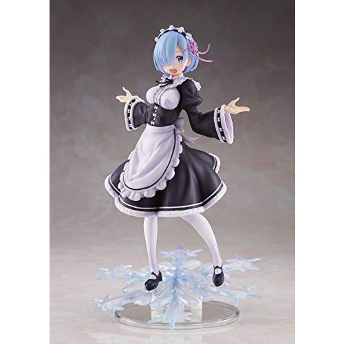 Taito Re:Zero Winter Maid Rem カラフルなアニメPVC人形 Taito Re:Zero Winter Maid Rem カラフルなアニメPVC人形