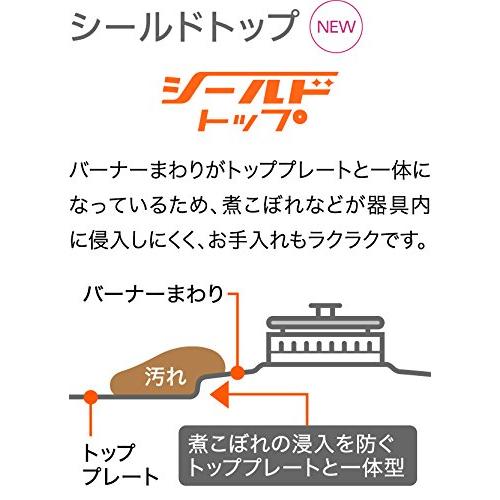 パロマ ガステーブル 水無し両面焼き 59cm 都市ガス(12A13A) 右 パロマ ガステーブル 水無し両面焼き 59cm 都市ガス(12A13A) 右