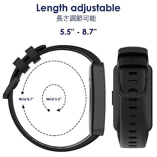 [Simpeak] HUAWEI Band 8/Band 9 対応 バンド 替えベルト [3色セット] ソフトシリコン製 バンド クイックリリース機能｜sebas-store｜05