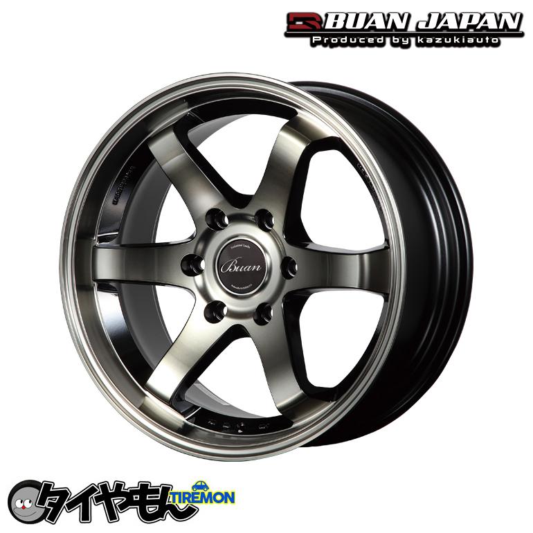 アルミホイール 舞杏 KB RACING 18 18インチ 6H139.7 8J +38 スモーク 