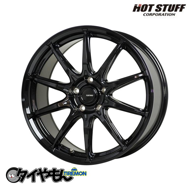 楽天市場 軽量アルミホイール Hot Stuff Gスピード G05 17インチ 5h114 3 7 0j 55 メタリックブラック 4本セット価格 人気ショップが最安値挑戦 Www Intime Univ Org