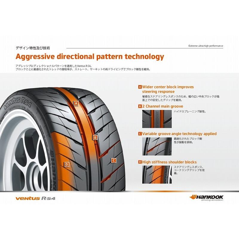 ハンコックタイヤ ベンタス Rs4 275 40r18 新品タイヤ 4本セット価格 サマータイヤ サーキット ジムカーナ ハイパフォーマンス 275 Hrs タイやもん 通販 Yahoo ショッピング