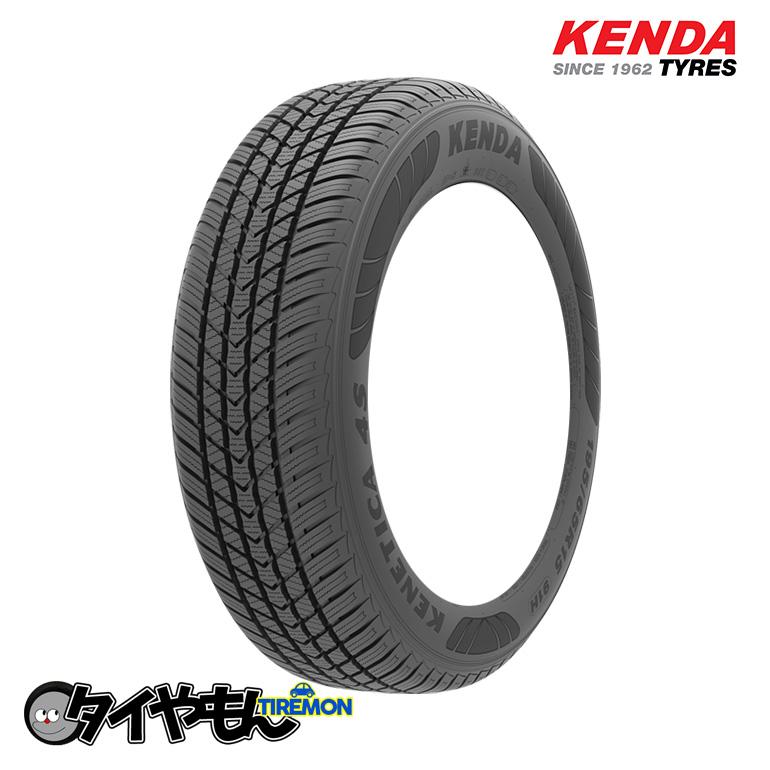 24年製 新品ケンダオールシーズンタイヤ 155/65R14+中古アルミセット