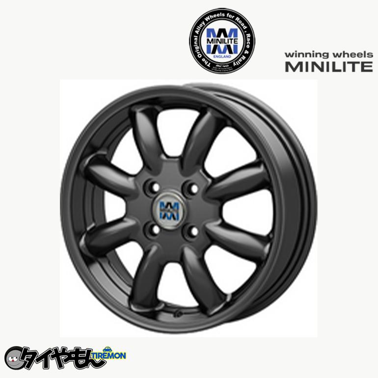 MINILITE ミニライト 14インチ 4H100 4.5J +45 4本セット MINILITE ミニライト 14インチ 4H100 4.5J +45 4本セット