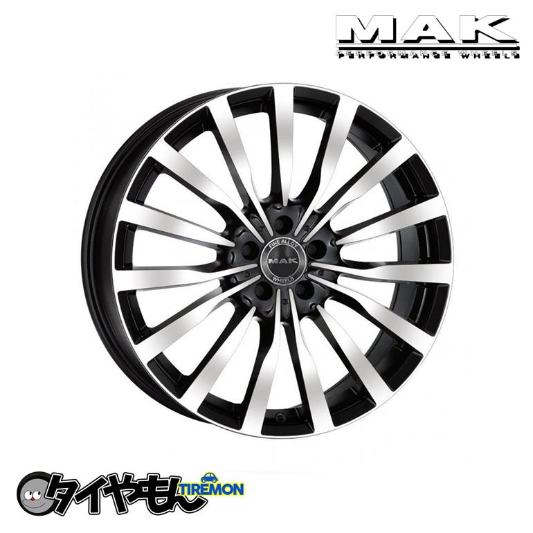 MAK クローネ 19インチ 5H112 9.5J +46 4本セット BM メルセデスベンツ