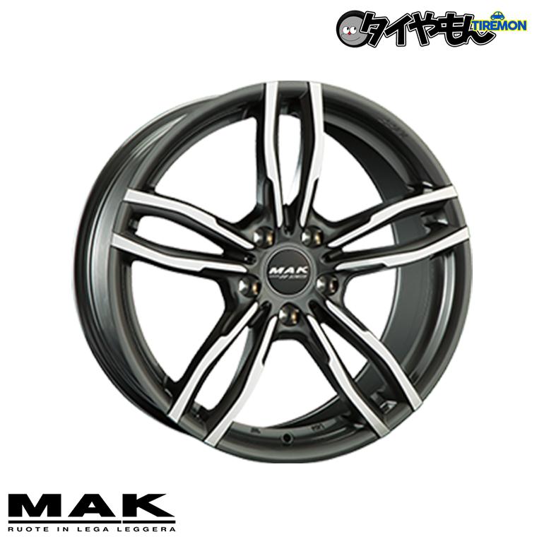 MAK ルフト FF 19インチ 5H112 9.5J +39 4本セット GM BMW 6シリーズ 