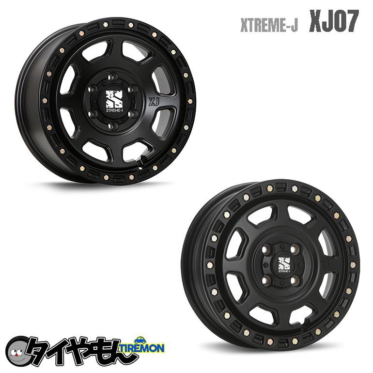 MLJ XTREME-J XJ07 17インチ 6H139.7 8J +20 2本セット サテンブラック 
