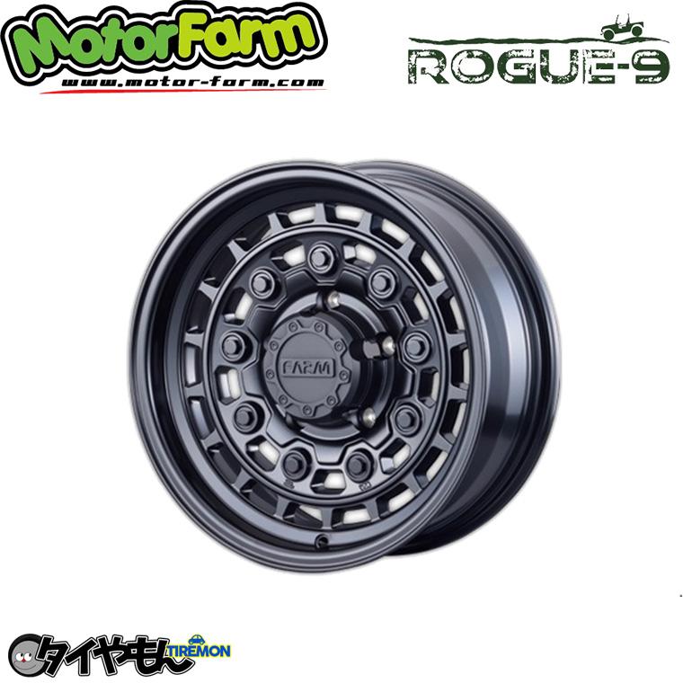 モーターファーム ローグ9 ROUGE9 16インチ 5H139.7 6J -5 2本セット 