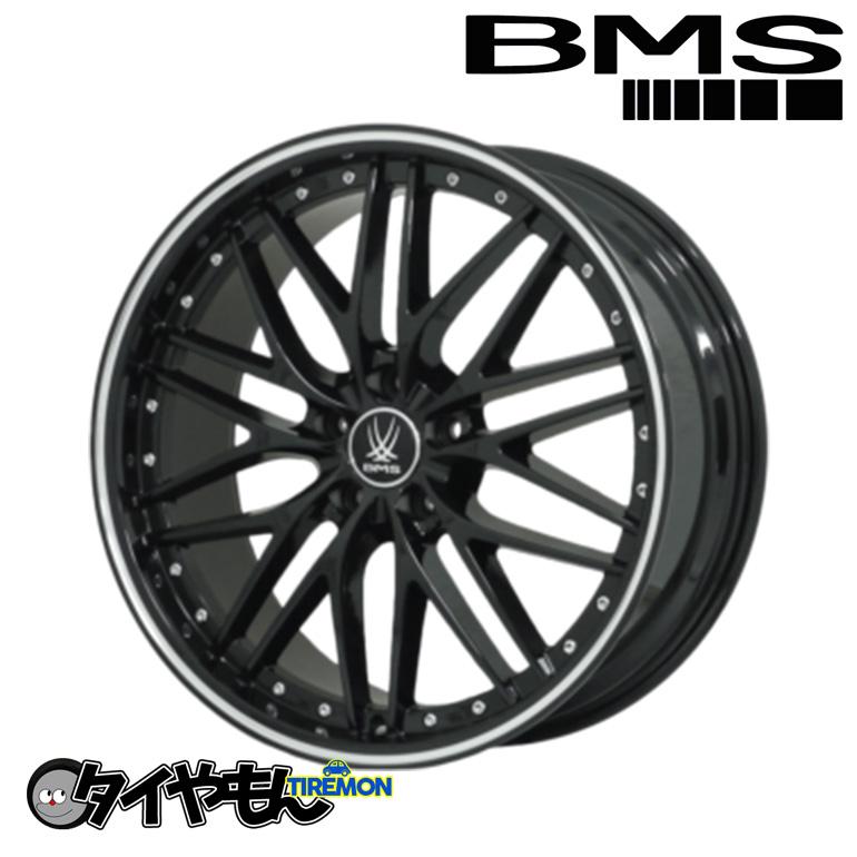 BMS X003 19インチ 5H114.3 8.5J +38 2本セット ホイール グロス 