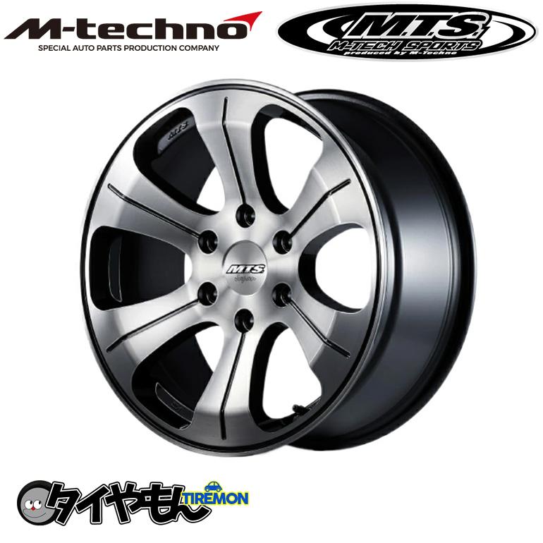 MTS エムテクノ MJ-02S 18インチ 6H139.7 8J +38 4本セット MTS エムテクノ MJ-02S 18インチ 6H139.7 8J +38 4本セット