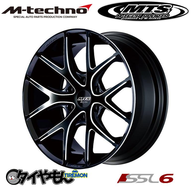 MTS エムテクノ SSL6 18インチ 6H139.7 8J +38 4本セット