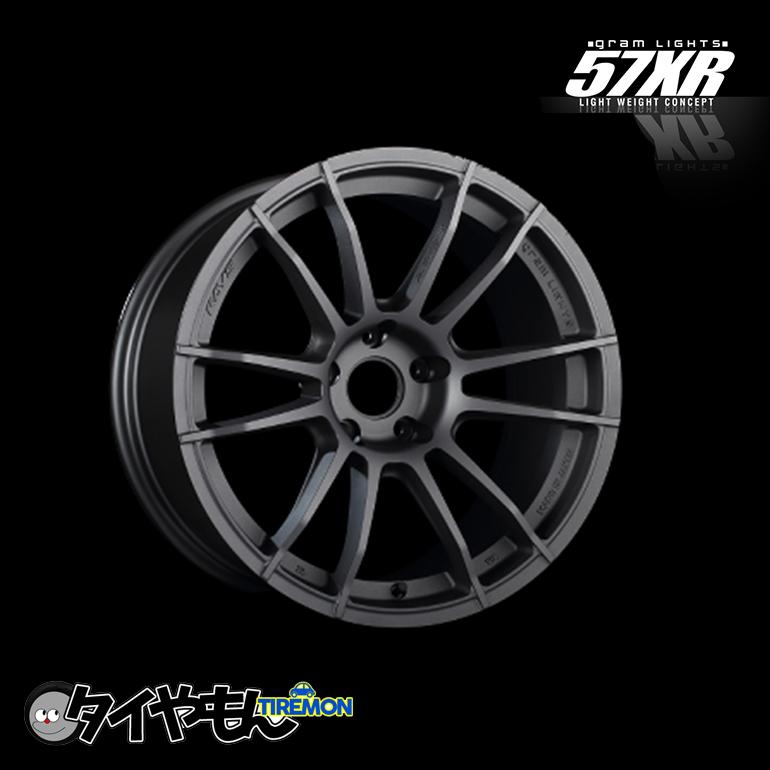 RAYS グラムライツ 57XR 19インチ 5H114.3 9.5J +45 4本セット