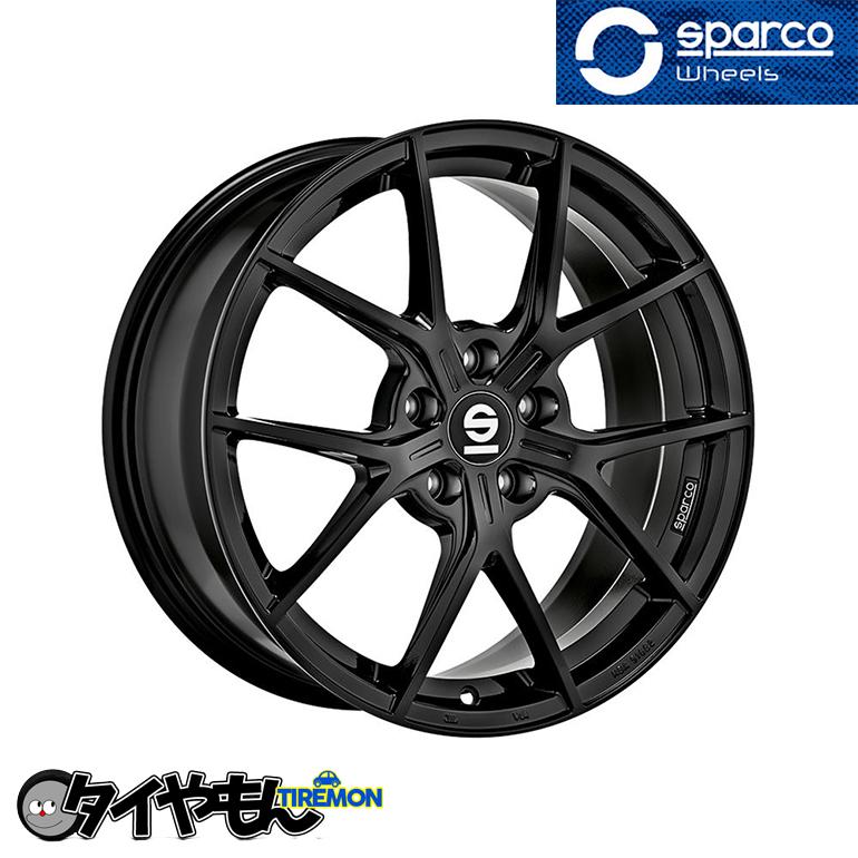 SPARCO PODIO 18インチ 5H112 8J +35 1本 ホイール グロスブラック