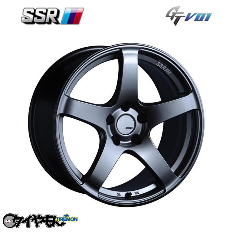 無限 SSR GTV01 18インチ 5H114.3 7.5J +53 2本セット ホイール 