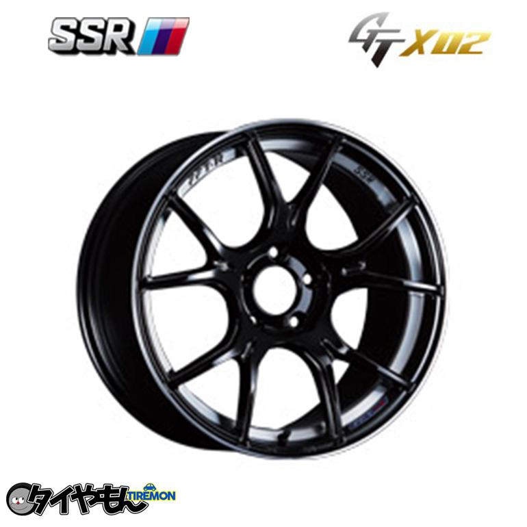 無限（MUGEN） SSR GTX02 19インチ 5H114.3 8.5J +45 1本 ホイール