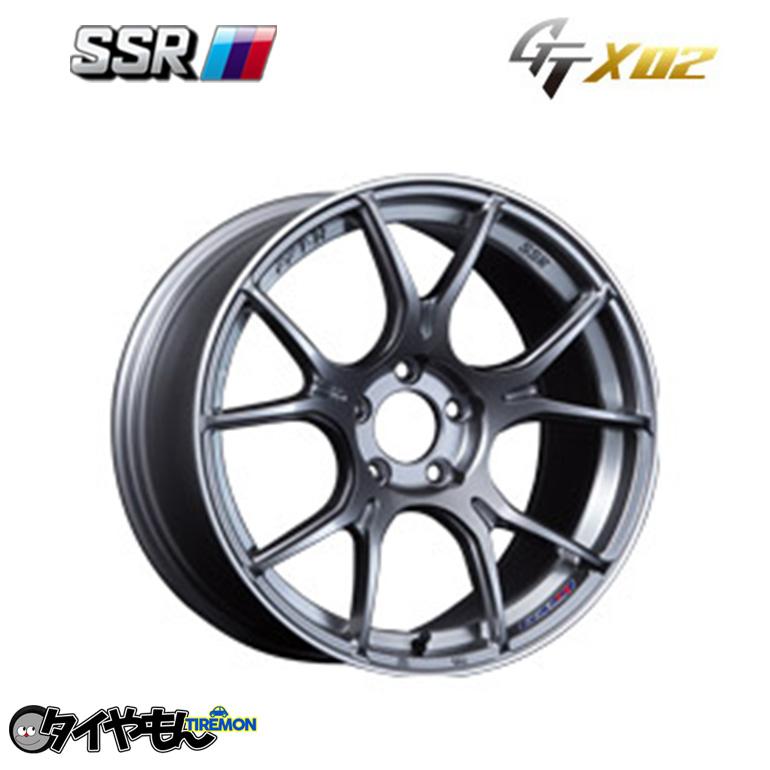 無限 SSR GTX02 16インチ 4H100 6.5J +45 4本セット ホイール ダーク 