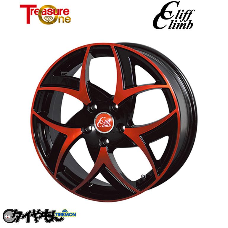 クリフクライム TC-05 16インチ 4H100 6J +43 1本 ホイール ブラック  