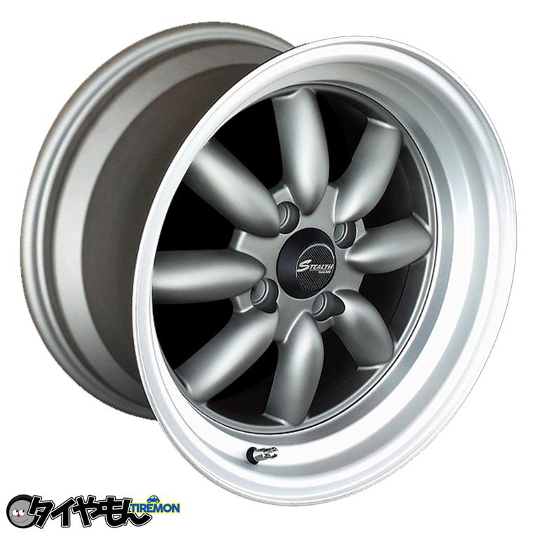 ステルスレーシング スペック04 15インチ 4H100 7J +20 1本 マット