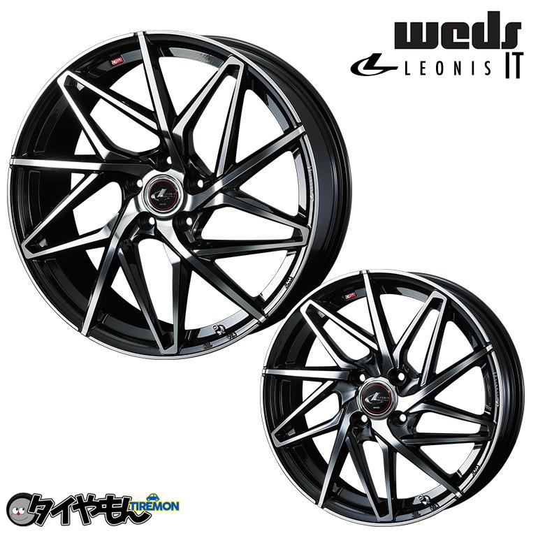 Weds レオニスSL パールブラックポリッシュ軽自動車サイズ16インチ タイヤ付き4本セット Weds レオニスSL パールブラックポリッシュ軽自動車サイズ16インチ