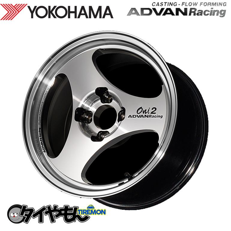 ADVAN ヨコハマ オニ2 14インチ 4H100 6.5J +38 2本セット ホイール 