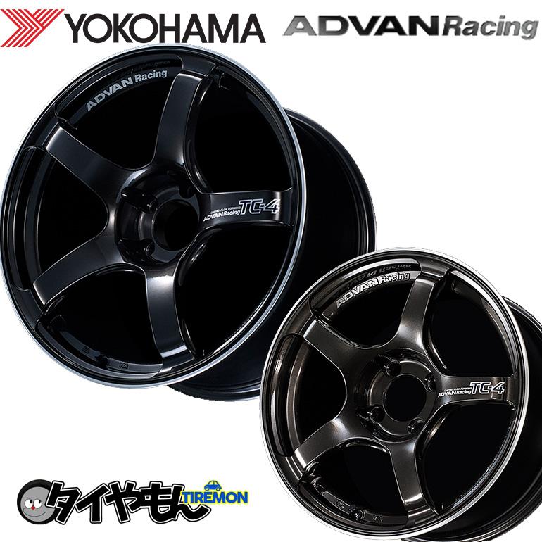 ADVAN ヨコハマ アドバンレーシング TC-4 18インチ 5H114.3 9J +25 2本 