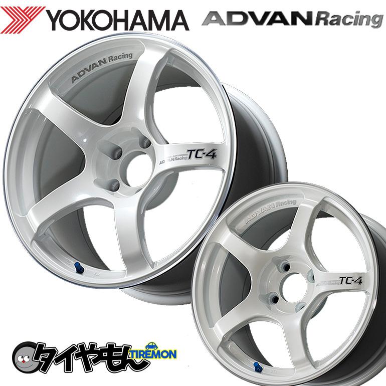 ADVAN ヨコハマ アドバンレーシング TC-4 16インチ 4H100 8J +38 2本 