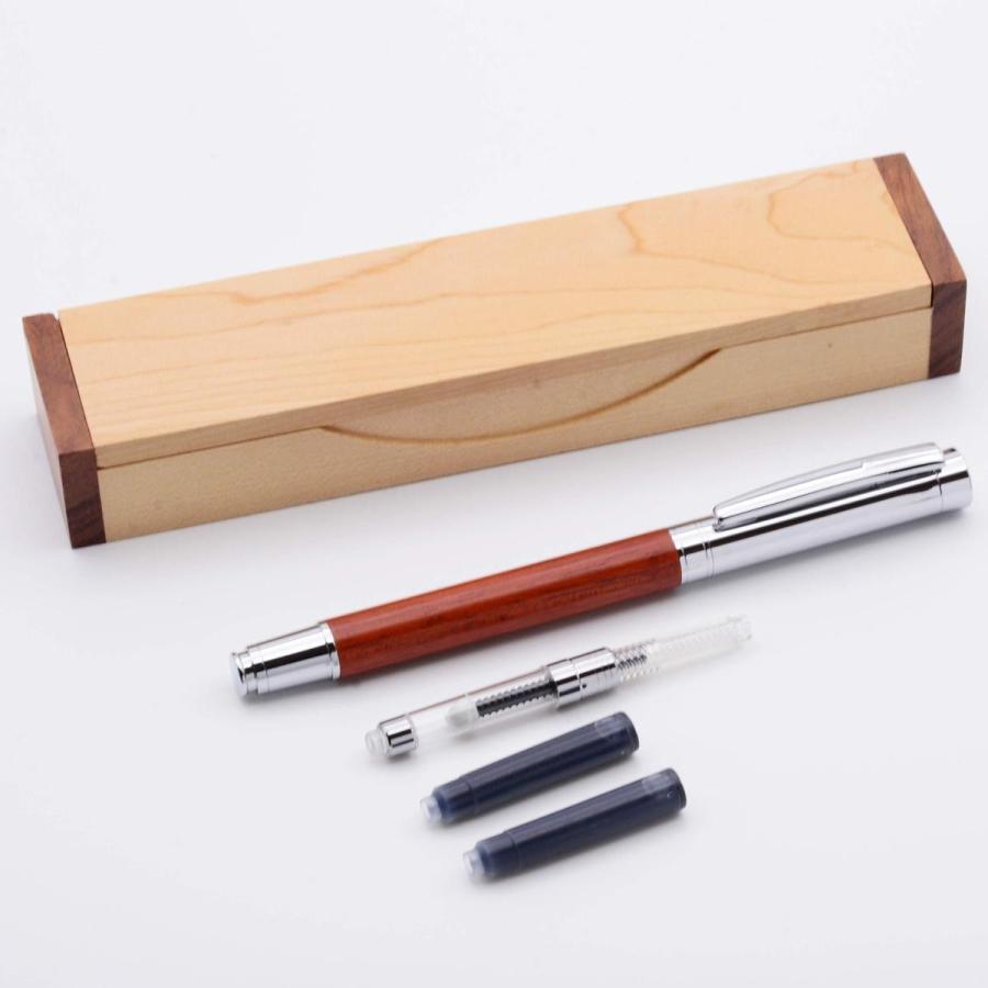 Lachieva Lux 高級筆記具 天然木カリン ドイツ製のペン先 万年筆ギフトセット 贈り物 Www Pulse Lk