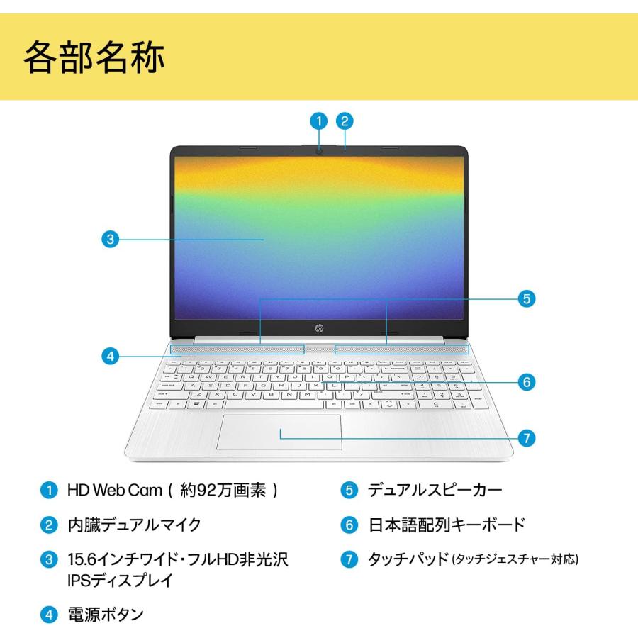 エイチピー Office付きエントリーモデル！ HP ノートパソコン 15s 