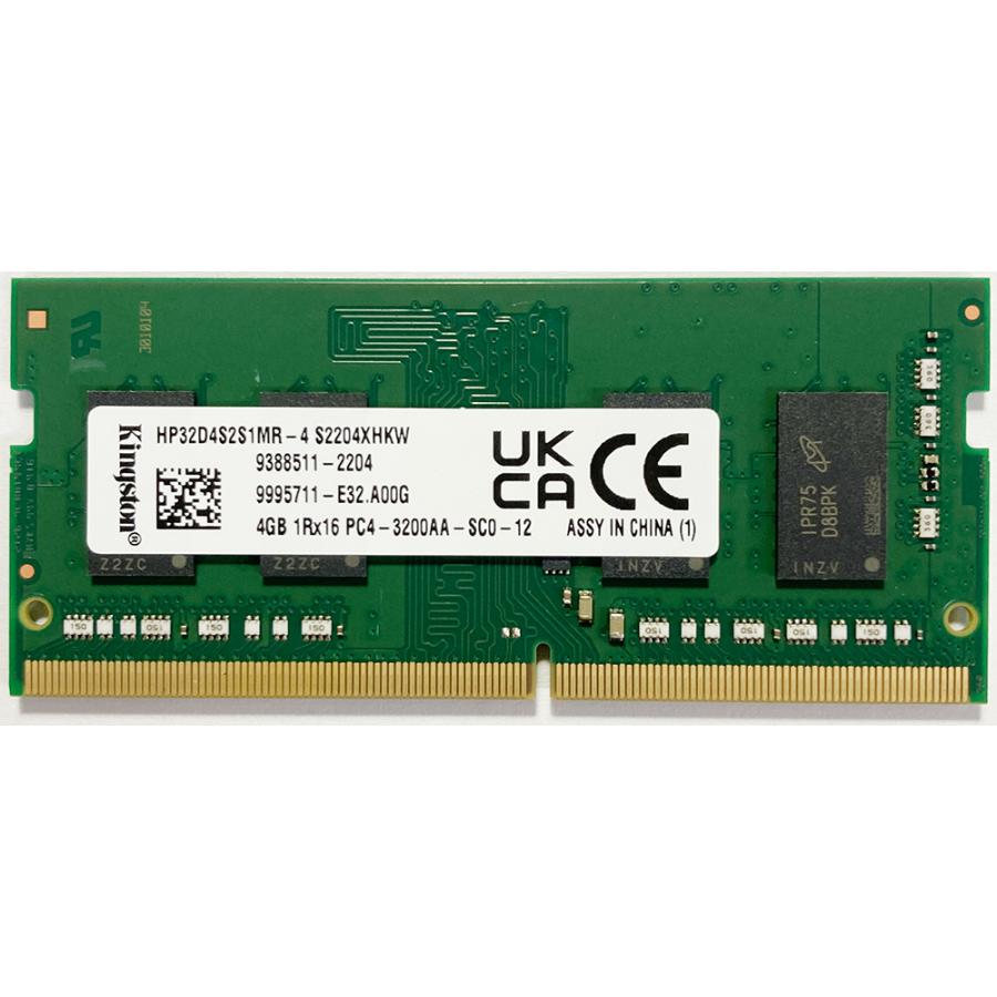 Kingston ノート用メモリ 4GB/DDR4-3200/PC4-25600/S.O.DIMM Kingston ノート用メモリ 4GB/DDR4-3200/PC4-25600/S.O.DIMM