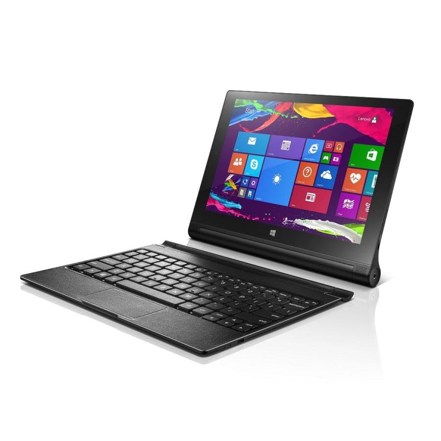 SIMフリー2in1が安い！Lenovo タブレット YOGA Tablet 2 1051L 新品 Windows キーボード付き office欠品 59435738｜second-mobile