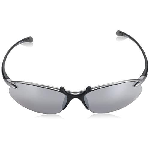 SWANS(スワンズ) スポーツ サングラス エアレスウェイブ ミラーレンズモデル SA-505 MTSIL マットチタンシルバー×マットブラッ SA MTSIL マットチタンシルバー×マットブラック/シルバーミラー×スモークレンズ