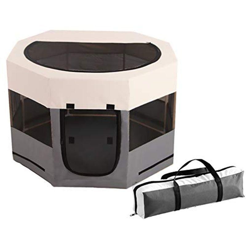 Floving ペットサークル 折りたたみ 犬 猫ケージ ペットプレイサークル ペット部屋 ペットテント ペット ペットお出かけ用品 オーバーのアイテム取扱 犬小屋