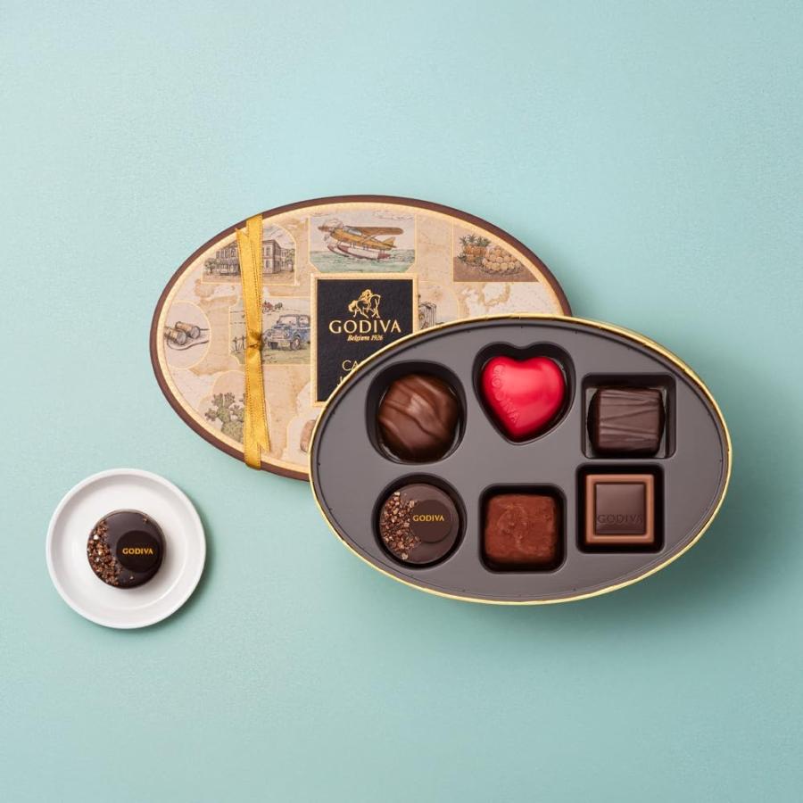 ゴディバ GODIVA チョコレート ギフト お菓子 詰め合わせ カカオジャーニー アソートメント 6粒入 ショッパー付き バレンタインデー ホワイトデー | 