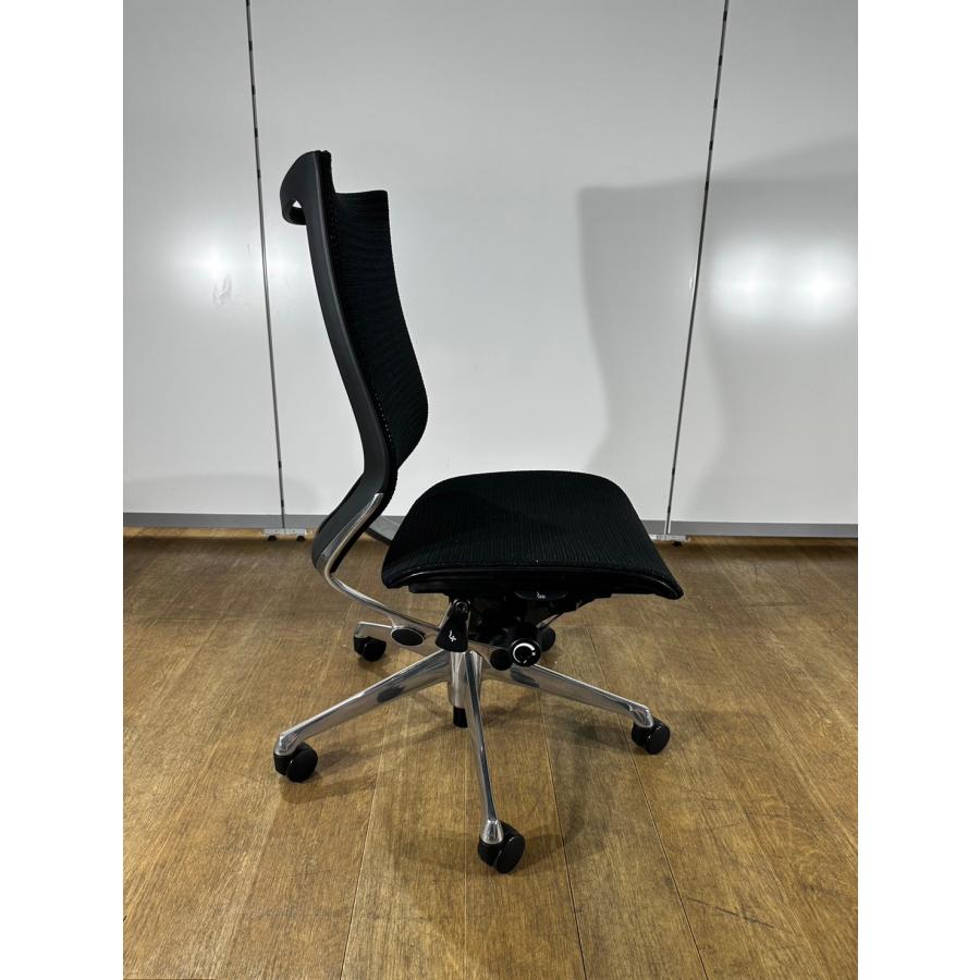 【送料無料】オカムラ バロン 肘なし ハイバック ブラック 2018年製 オフィスチェア baronCP35ARFDH1second