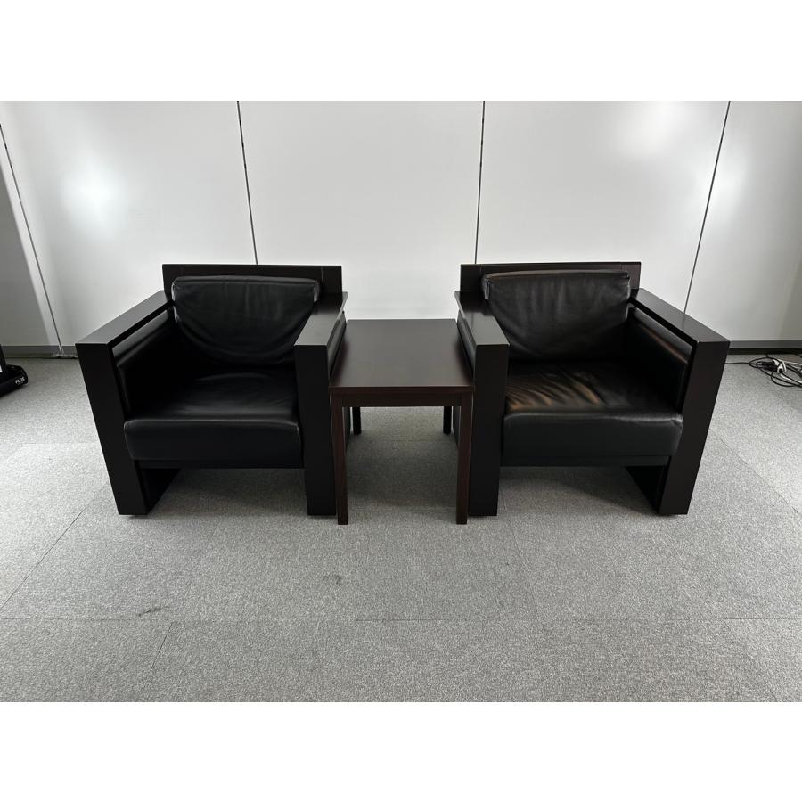 極美品 イトーキ 応接セット 布張り ベージュ系 5点 引取り可：田川市