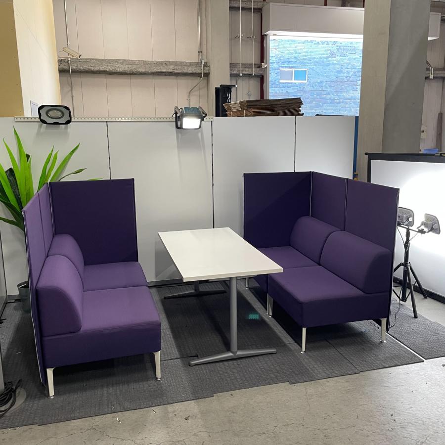 オカムラ ミーティングブースセット アルトリビング ローバックソファ