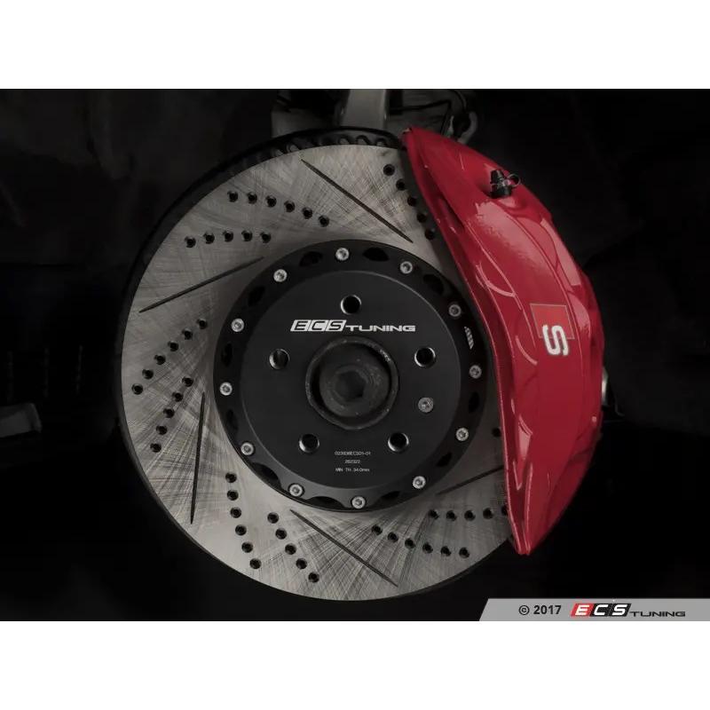 B9 S4 / S5 フロント 2ピース ブレーキローター ドリルホール＆スリット入り ( 350 x 34 ) |  | 03