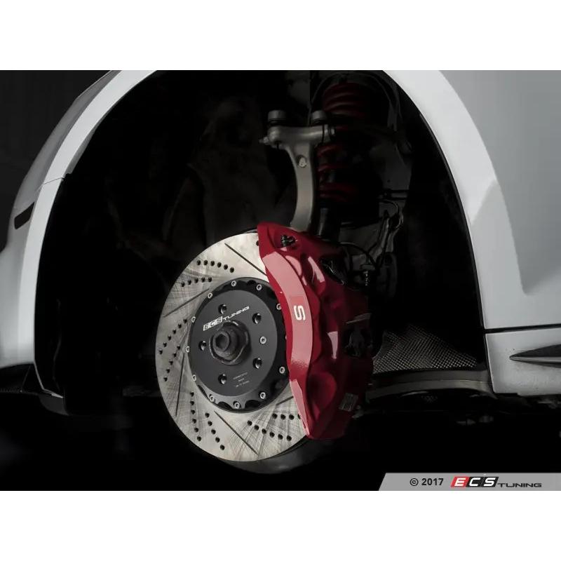 B9 S4 / S5 フロント 2ピース ブレーキローター ドリルホール＆スリット入り ( 350 x 34 ) |  | 04