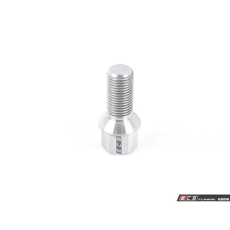 ECS チタン ホイールボルト M14 x 1.5 27mm 球面 R13 20本セット