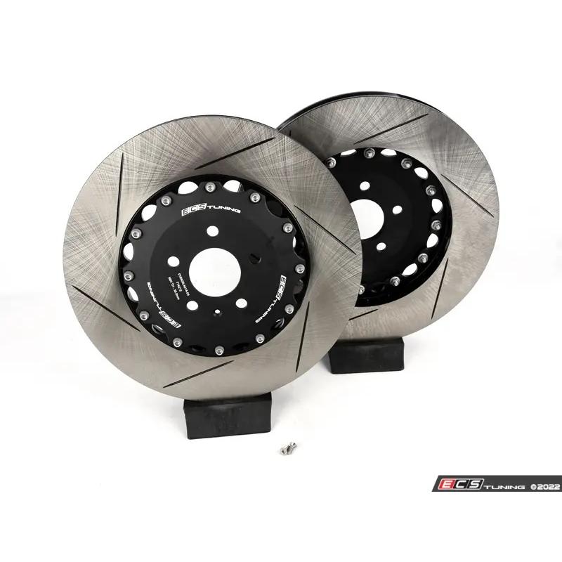 C7 S6 / S7 フロント 2ピース ブレーキローター スリット入り ( 400 x 38 ) | 