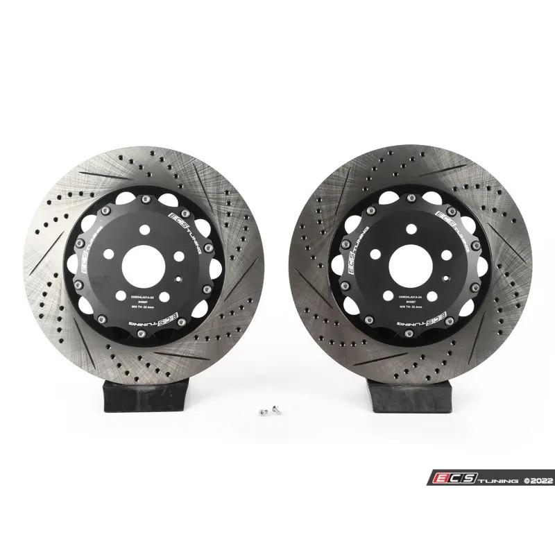 RS3 フロント 2ピース ブレーキローター ドリルホール＆スリット入り ( 370 x 34 ) |  | 01