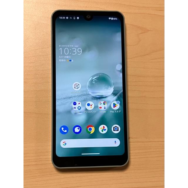 AQUOS wish 訳あり 美品☆ SHG06 グリーン 64GB au SIMフリー
